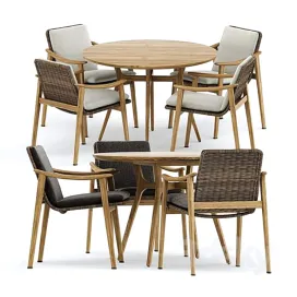 Fynn outdoor chair by minotti